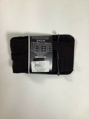Girl's George Black Microfiber Tights 1 Pair NEW! - Picture 2 of 2