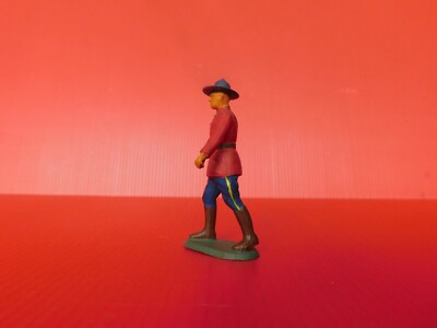 Figurines Starlux Police Montée Anciennes Série Chapeaux Collés Ivoirines