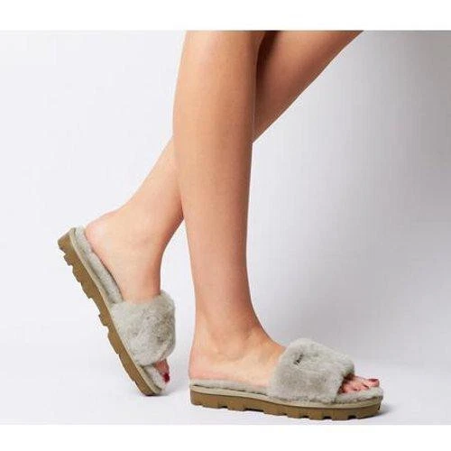 ugg cozette slide slippers in oyster