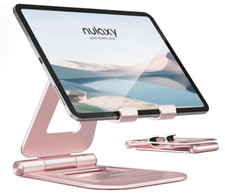 Dual Stand Fully Adjustable Desktop Tablet Holder Accessories for Office Kindle