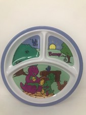 Barney Plate Melamine Zak Designs Baby Bop Childs Dinner Dish HH3