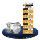 10x BOTON LR44 AG13 GP76A L1154 A76 V13GA REF409 batteries