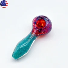4 Inch Tobacco Smoking Glass Pipe THICK HEAVY Spoon Hand Pipe Bowl Collection