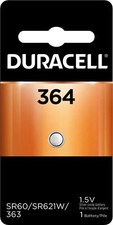 1 Pc Duracell 364 AG1 SR621SW LR621 SR621 SR60 363 164 LR60 D364 G02 Battery