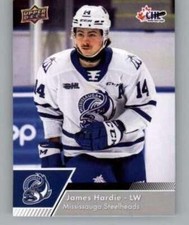2022-23 Upper Deck CHL #139 James Hardie Mississauga Steelheads