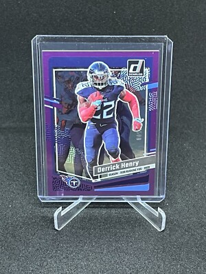 2023 Donruss Stat Line Purple Derrick Henry /500 Tennessee Titans #284