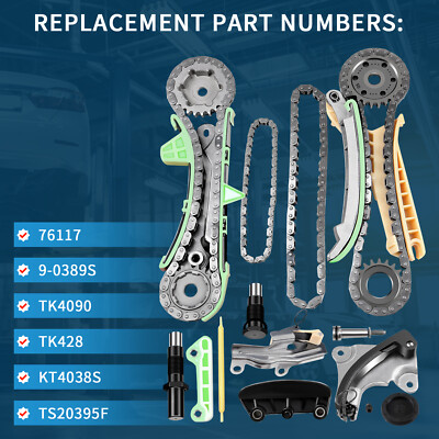 エンジェルフェザー ポイント⑤ Timing Chain Kit For 01-10 Ford Explorer Ranger Mercury