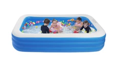Homech  120x72x22" Family Inflatable Swimming Pool - Blue 