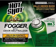 3 Can Fogger Bomb Insect Killer Bug Flies Roach Spider Indoor Bed Kill Shot Tick