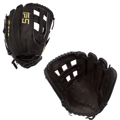 SSK FP5 12.75" Outfield Fastpitch Softball Glove FP5-1275BLKGLD3