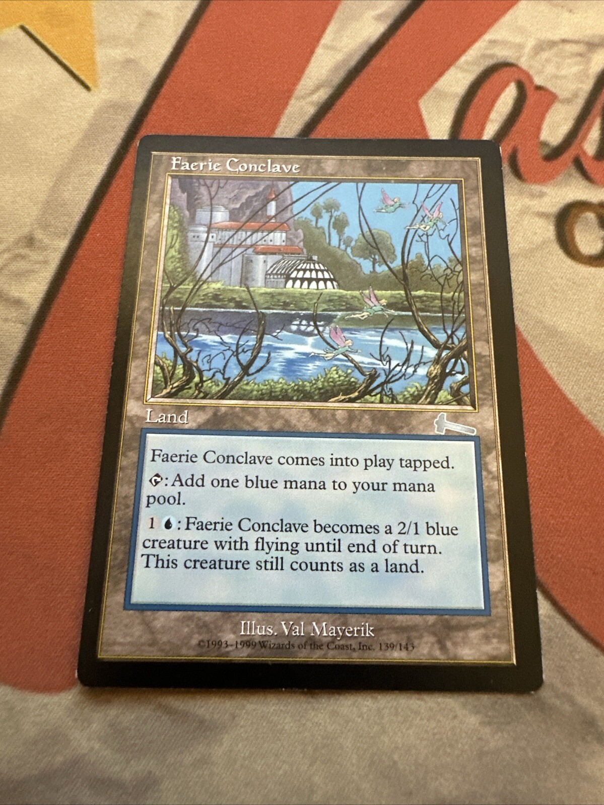 MTG Magic the Gathering Faerie Conclave (139/143) Urza's Legacy LP