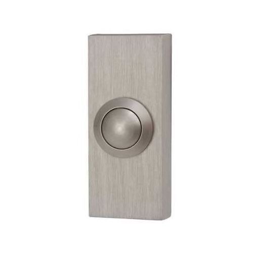 Wired Door Bell Push Button Brushed Nickel Replacement Unlit - Byron 2204BN - Picture 18 of 24