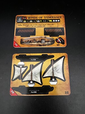 WINDS OF VENGEANCE Barbary Coast Pirates Wizkids CSG Pocketmodel