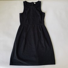 Old Navy Dress Women XS Dark Gray Sleeveless Knit Stretch Career Work Minimalist