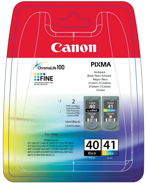 Cartouches d'encre cyan pour imprimante Canon