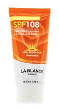 La Blance SPF 108 UVA/UVB Protection Sunblock1.98oz/60mL NIB Exp 2030