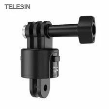 TELESIN Magnetic Quick Release Adapter Kit For GoPro 12 11 10 9 Insta360 Ace Pro