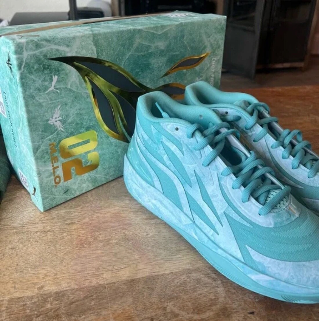 新品希少！PUMA MB.02 Puma LaMelo Ball MB.02 Rookie Of The Year ROTY Blue Atoll 377586