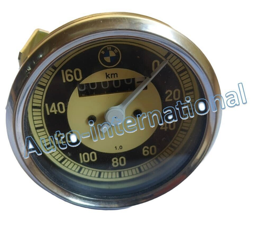 BMW Réplica Speedo 0-160 km/H Blanc Visage Étui Métal Pour BMW R25 R26&R50-51 - Photo 2 sur 5
