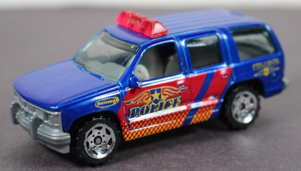 Matchbox '97 Chevy Tahoe Police SUV Loose