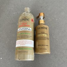 Lumine Gold Original Body Lotion 400ml  Gold Body Wash 1000ml Set  New READ