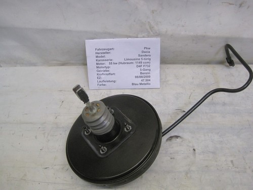 Dacia Sandero 5 Türig Hauptbremszylinder mit Bremskraftverstärker 8200941229