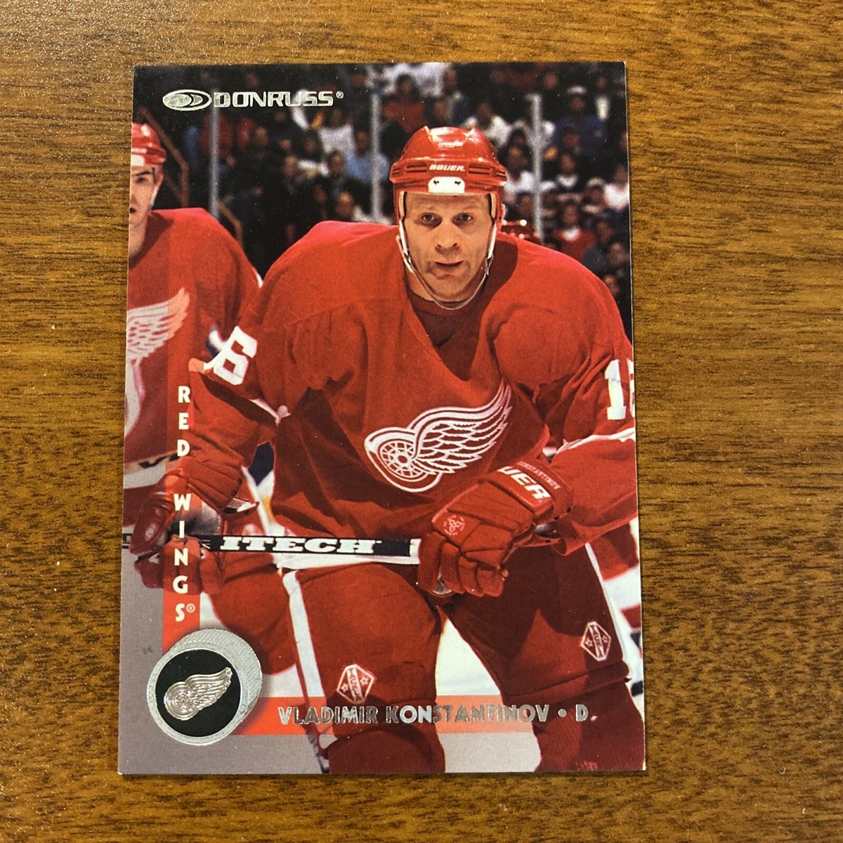1997-98 Donruss Red Wings Hockey Card #65 Vladimir Konstantinov H1