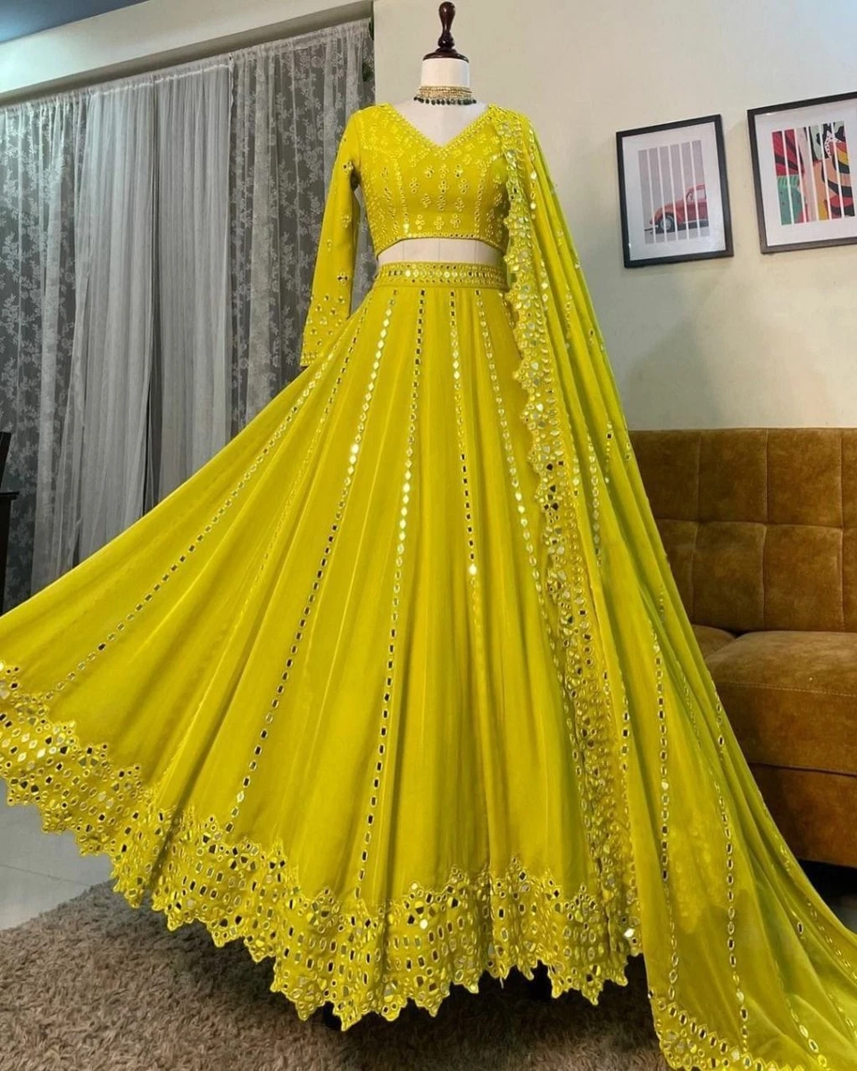 Bridal lehenga for haldi cheap