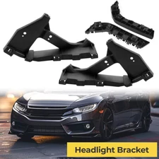 4Pcs For Honda CIVIC Sedan 2016-2019 Headlight Bracket Front Hold Mount Retainer
