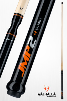 BLACK JUMP CUE VALHALLA VIKING Two-piece Billiard Game Pool Stick STRONG TAPER