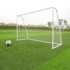 Portable Youth 8x5 FT Size Strong Frame Soccer Goal Football Durable Net