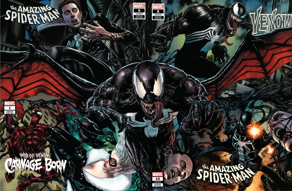AMAZING SPIDERMAN 9 10 VENOM 8 WEB CARNAGE BORN 1 SUAYAN
