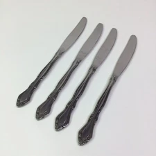 Stanley Roberts AUBERGE Set Of 4 Knives Stainless Flatware JAPAN 8.5”