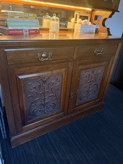 Large Welsh Dresser with Pot Board and Panelled Back Antique Farmhouse Style