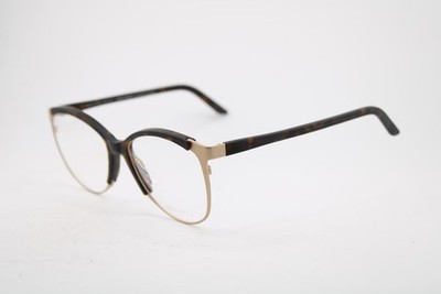 NEW ANDY WOLF GRIM COL. B MATTE HAVANA GOLD GUNMETAL AUTHENTIC EYEGLASSES 56-17