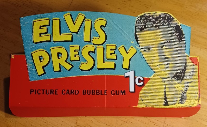 1956 ELVIS PRESLEY- RARE- 1c Display Box- Art/ Novelty  REPRINT