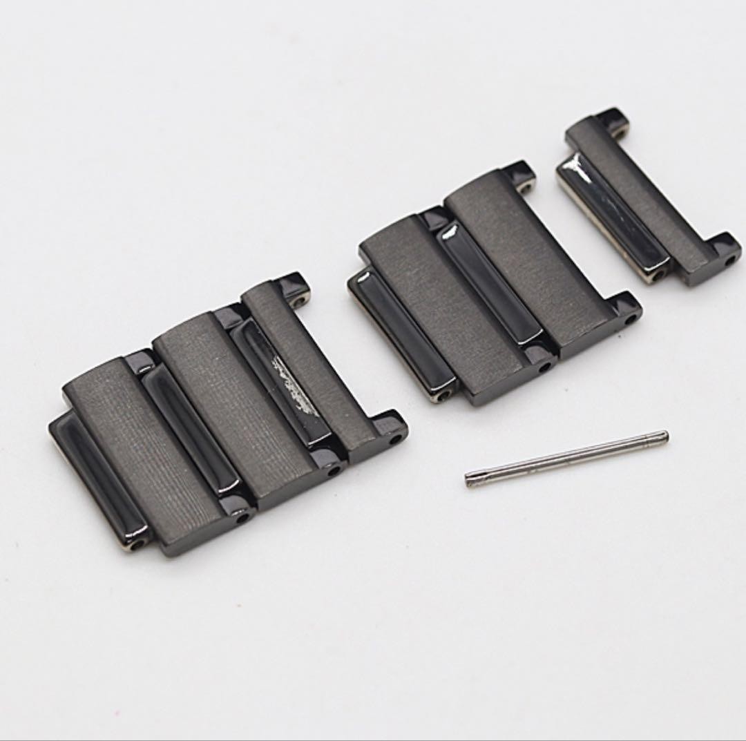 パーツ BLACK INC 45mm Citizen Genuine 4 + 2 Half Link E031-S123097 Watch Parts Black