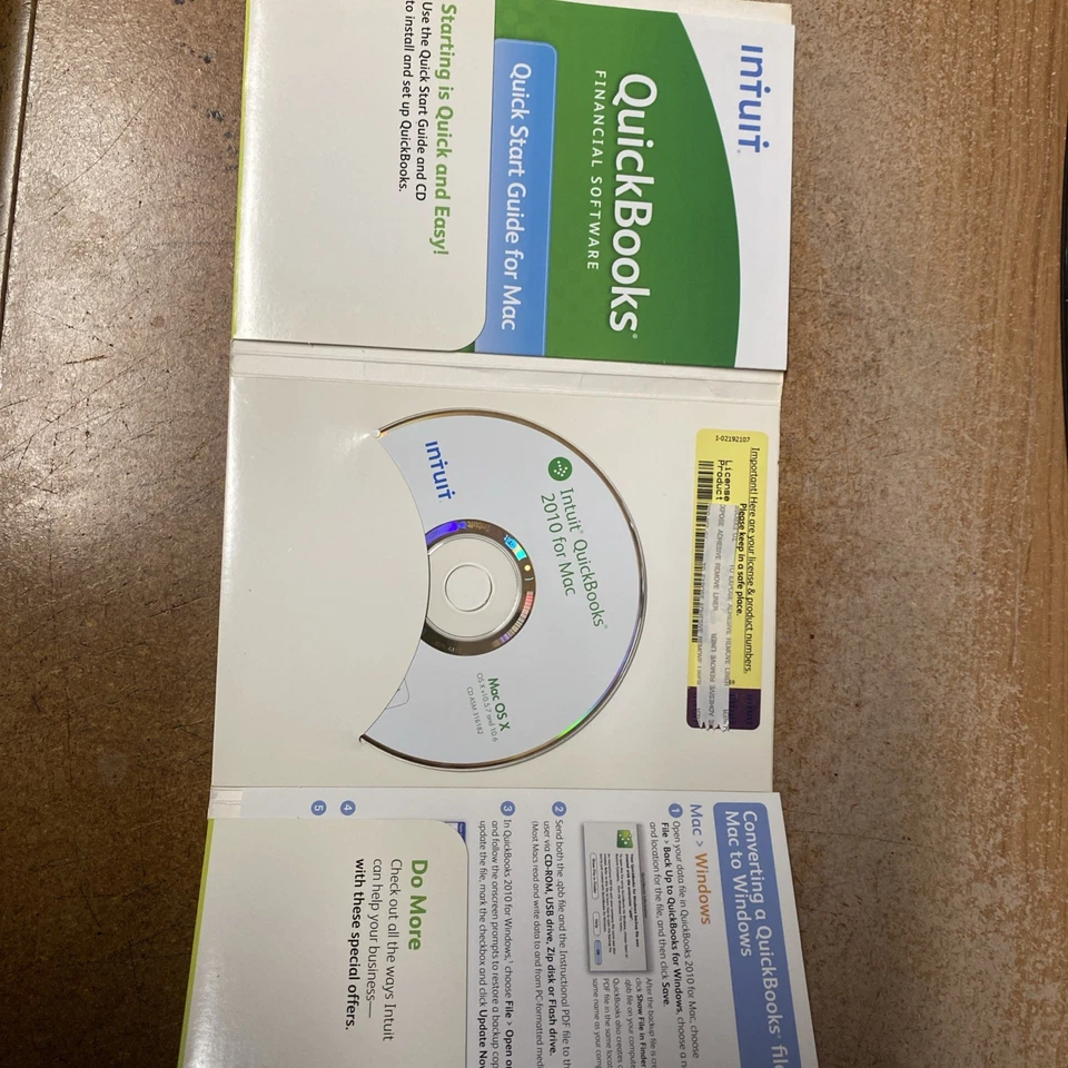 Intuit Quickbooks 2010 for Mac OS 10.6 10.5 - Image 2 of 4