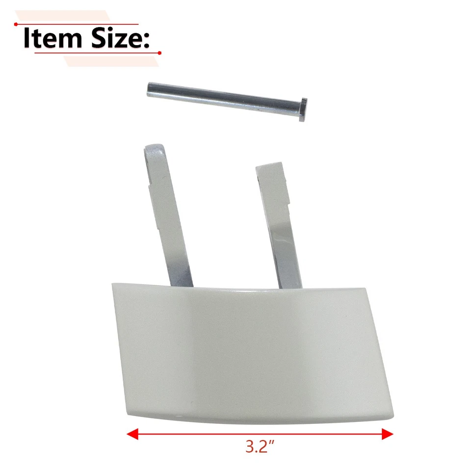 Kit de reparación de manija de puerta exterior lateral izquierda de metal blanco para Honda CRZ CR-Z 2011-2015 Foto 2 de 4