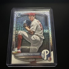 2025 Bowman Draft - Chrome Matthew Fisher #BDC-106 Mojo Refractor (RC)