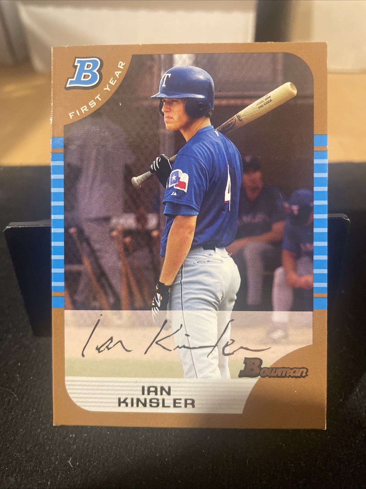 2005 Bowman - First Year Ian Kinsler #171 Gold (RC)