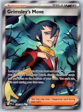 Grimsley's Move 120/094 Ultra Rare Phantasmal Flames Pokemon Holo Near Mint