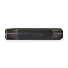 Beck 0332641208 2-1/2" X 4" Black Pipe Nipple Sch 80