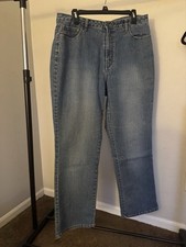 La Blues Vintage High Rise Straight Leg Jeans Women Size 14