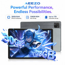 2026 Android 15 Tablet 30GB 6 24 RAM 128GB Storage Expand to 1TB 