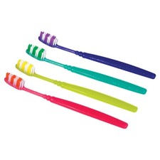 Plak Smacker Teen Shimmer Soft Toothbrush 40-Tuft Classic Neon Handle 144/Box