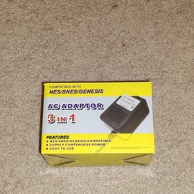 Nintendo Entertainment System NES Console w/ 3-in-1 AC Adapter NOT WORKING BROKE