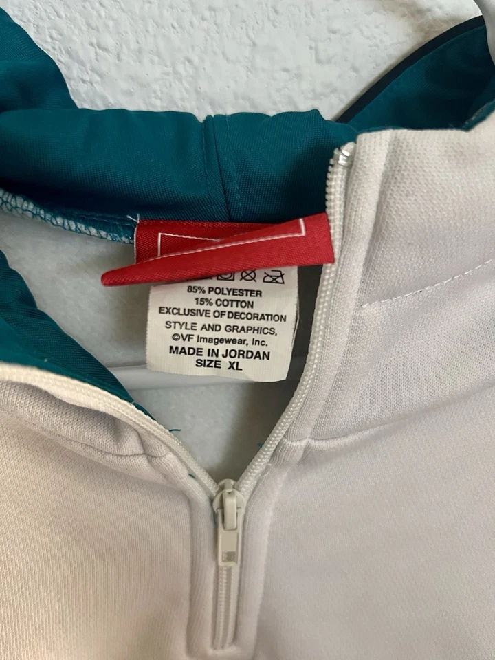 Jacksonville Jaguars sudadera con capucha blanca cuarto cremallera NFL VF Imagewear XL Foto 3 de 4