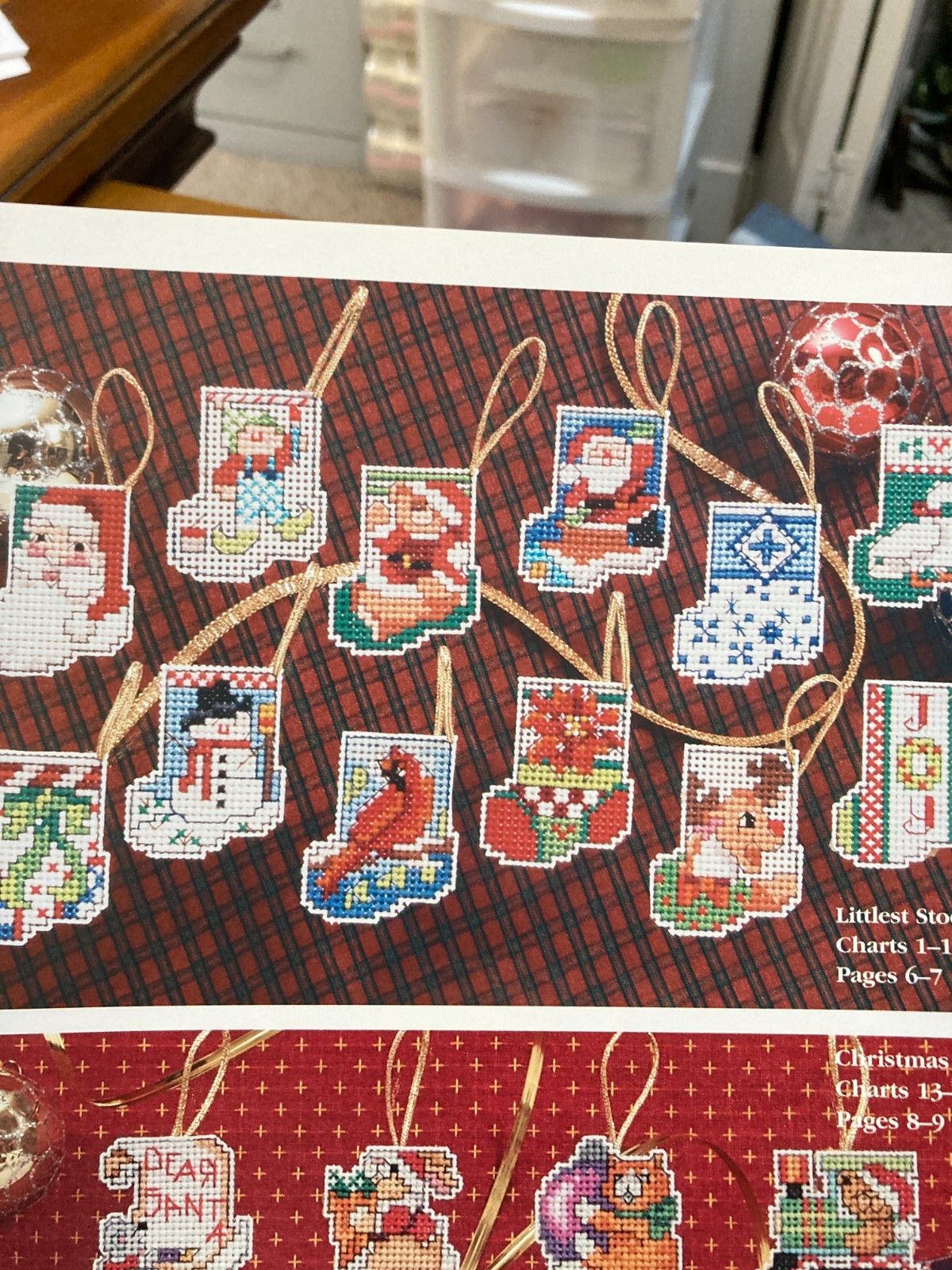 Leisure Arts Leaflet #3428 Cross Stitch Ornaments 78 Designs Christmas VTG 2003