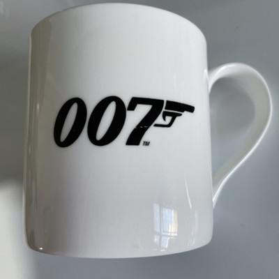 007 Logo Porzellan Becher James Bond 007 Bone China Tasse 315ml weiß SCHNELLER VERSAND